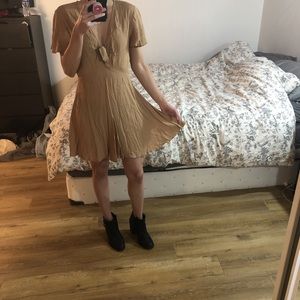 Privacy please Tan dress